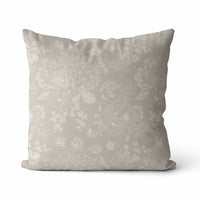 Light Floral Luxe Pillow Cover II