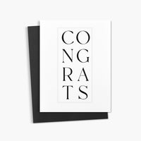 Congrats Greeting Card | Simple Celebration Card 