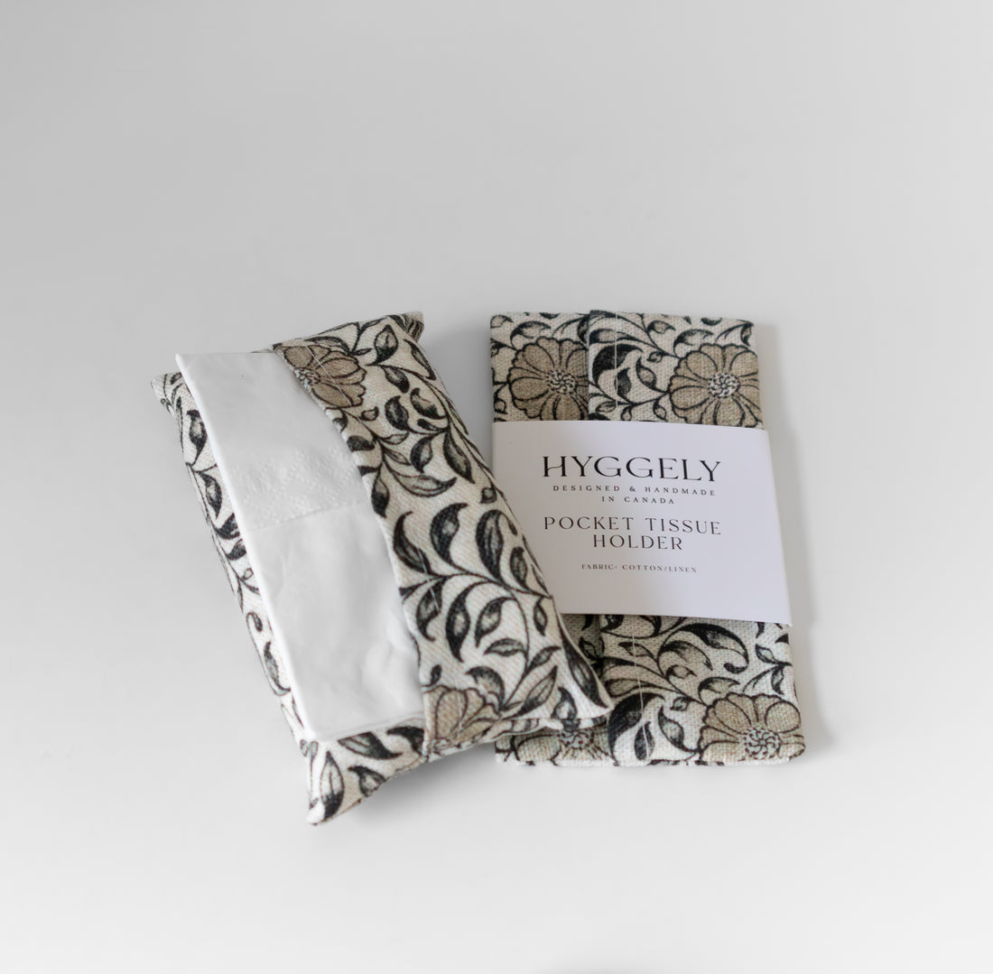 Fabric Tissue Holder | Pocket Size (Small) | Fleur de Vie