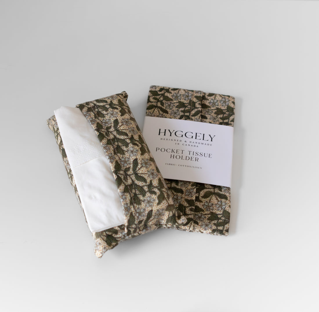 Fabric Tissue Holder | Pocket Size (Small) | Serene