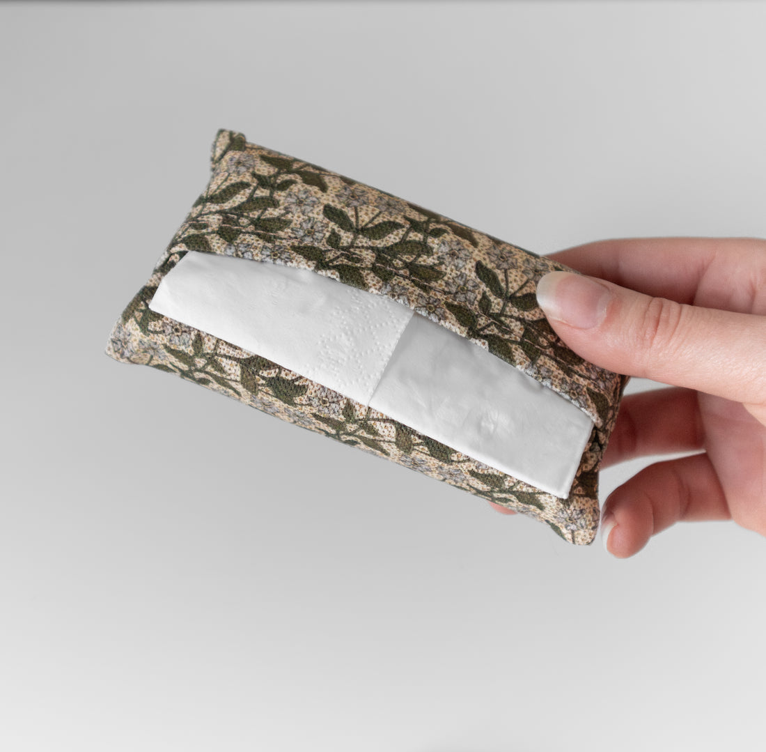 Fabric Tissue Holder | Pocket Size (Small) | Serene