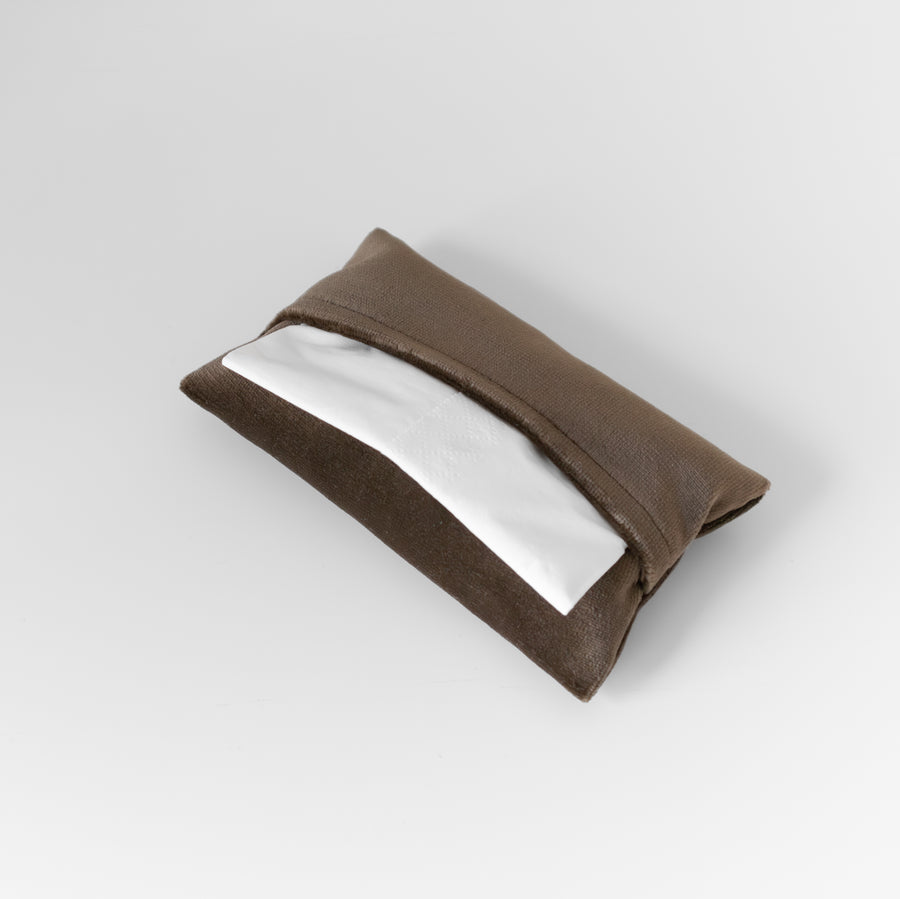 Fabric Tissue Holder | Pocket Size (Small) | Olive