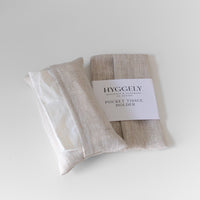 Fabric Tissue Holder | Pocket Size (Small) | Linen