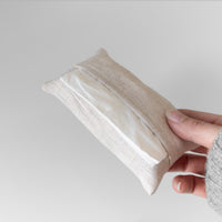 Fabric Tissue Holder | Pocket Size (Small) | Linen