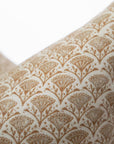Dahlia Pillow Cover | Neutral Floral Block Pillow Cover