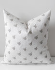 Petra Pillow Cover | Grey Berry Floral Pillow Cover
