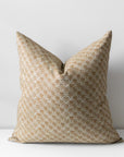 Dahlia Pillow Cover | Neutral Floral Block Pillow Cover
