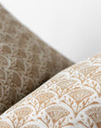 Dahlia Pillow Cover | Neutral Floral Block Pillow Cover