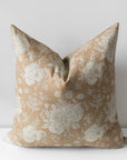 Nara Pillow Cover | Neutral Vintage Style Floral Pillow Cover