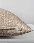 Hyacinth Pillow Cover | Neutral Floral Block Pillow Cover