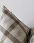 Quinton | Neutral Plaid Pillow Cover