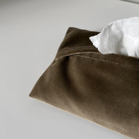 Fabric Tissue Holder | Olive