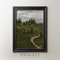 Uphill | Landscape Art Print | Road Trip Series | RT100