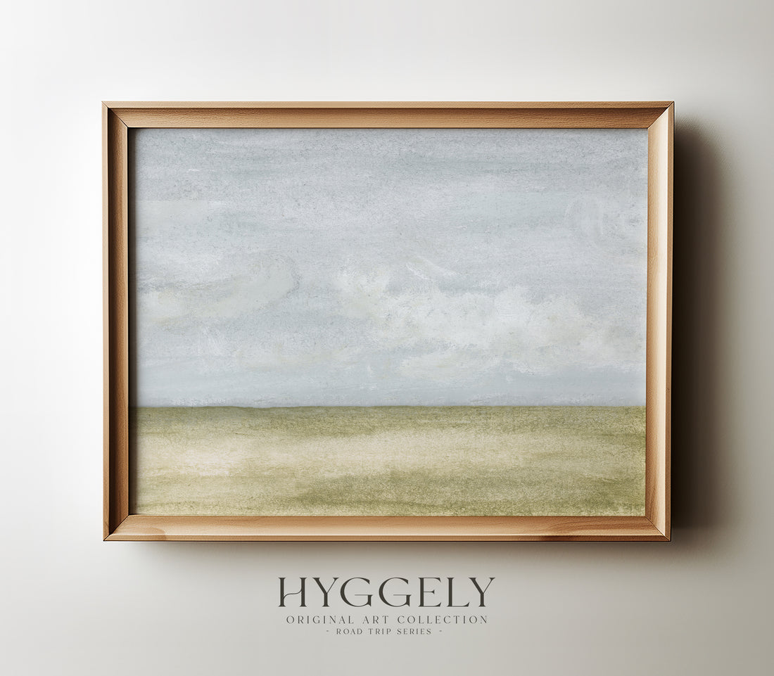 Hazy Sky | Landscape Art Print | Road Trip Series | RT109