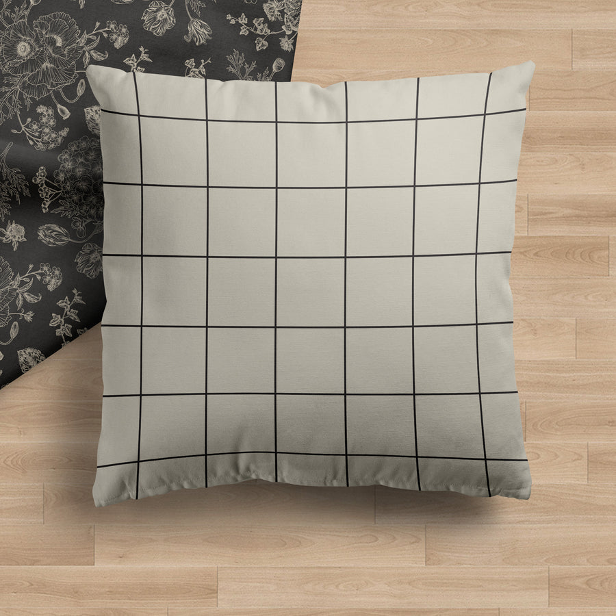 Light Checkard Pillow Cover II