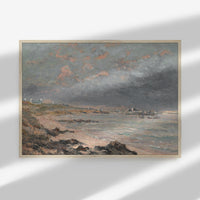 Vintage Coastal Landscape Art Print L0116
