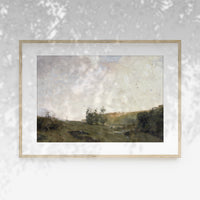 Vintage Country Landscape Art Print L0123