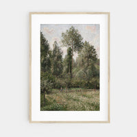 Vintage Tree Landscape Art Print L0192