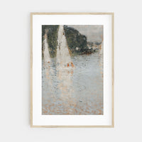 Sailboat Landscape Art Print L0201