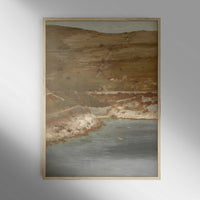 Antique Coast Landscape Art Print L0203