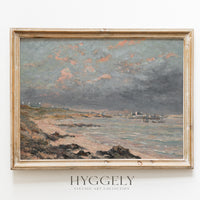 Vintage Coastal Landscape Art Print L0116