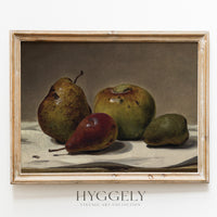 Vintage Moody Still Life Fruit Art Print L0150